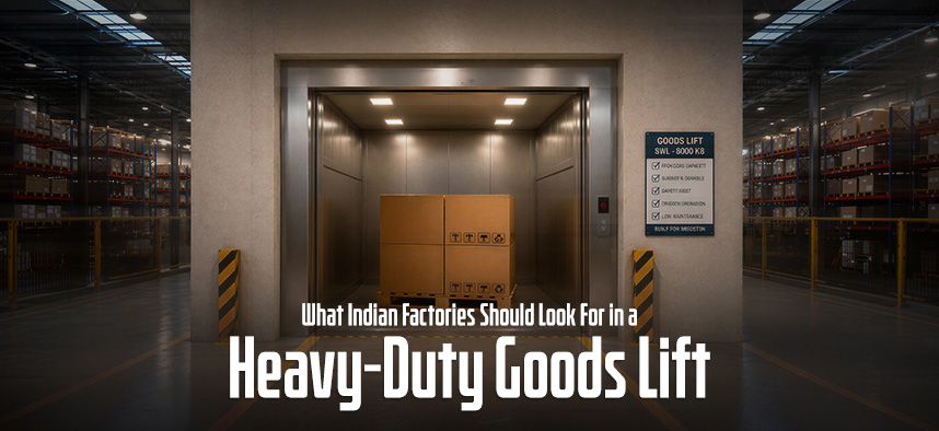 What Indian Factories Should Look For in a Heavy-Duty Goods Lift
